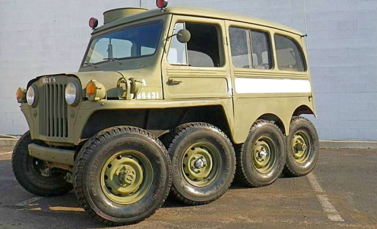 Jeep Willys 8×8 with a 300HP V8 engine Canvids