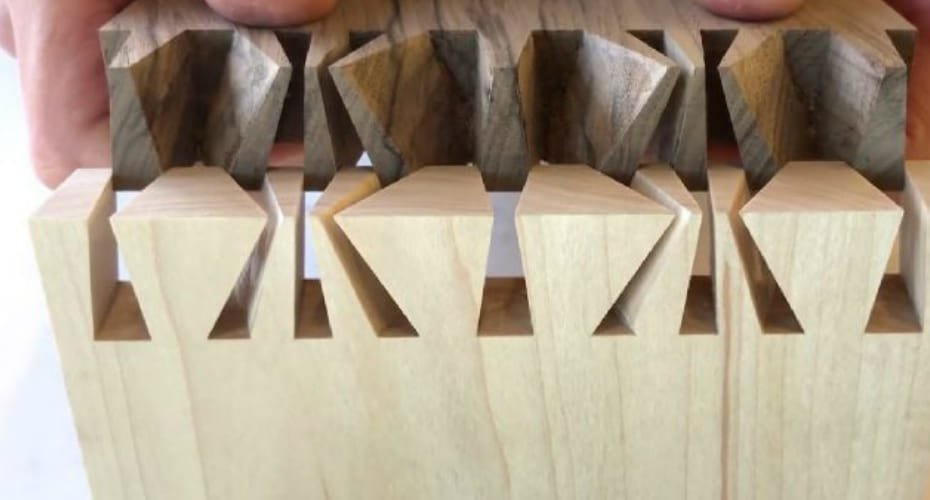 With this Japanese carpentry technique no nail or glue needed to join 2