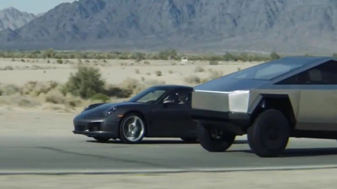 Amazing Tesla Cybertruck Vs Porsche 911  How Does It Compare In Terms Of Speed And Handling  of the decade Don t miss out 