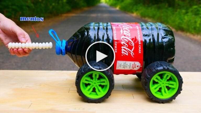 mentos vs coca cola car