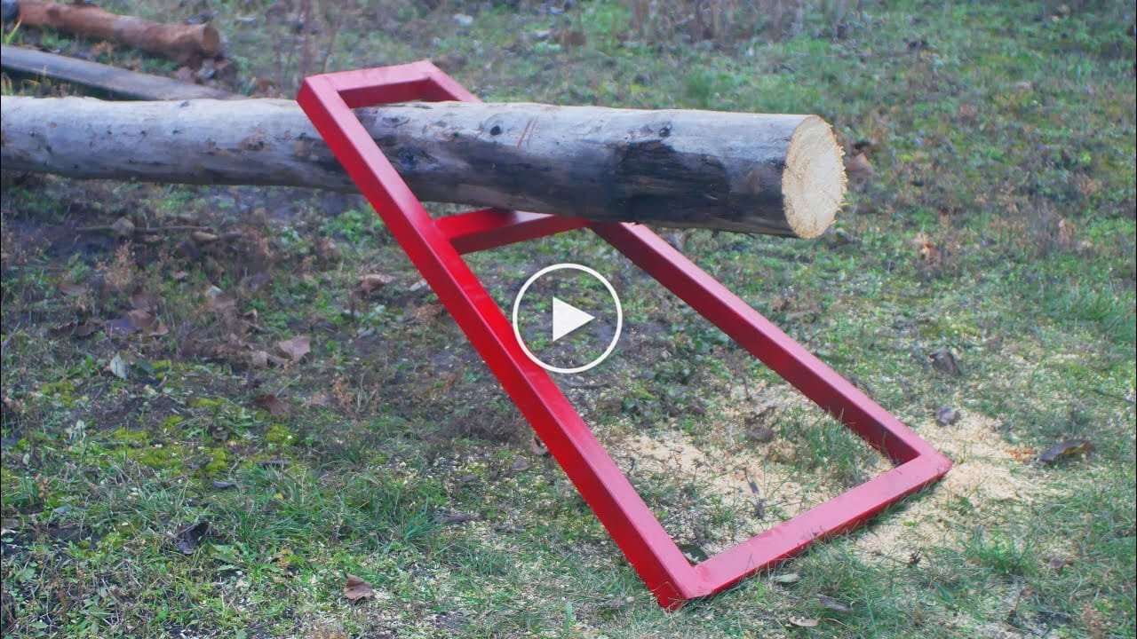 Amazing DIY Tool idea for Simple cutting firewood Canvids