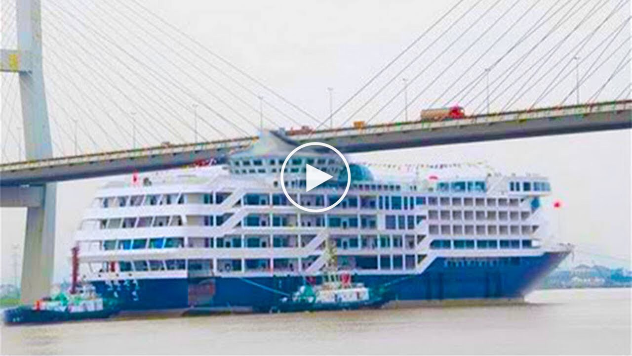 cruise ship launch gone wrong