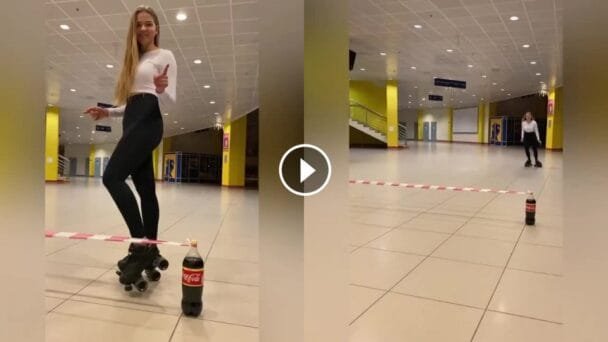 Angie Dusak makes figure skating that little bit more fun to watch