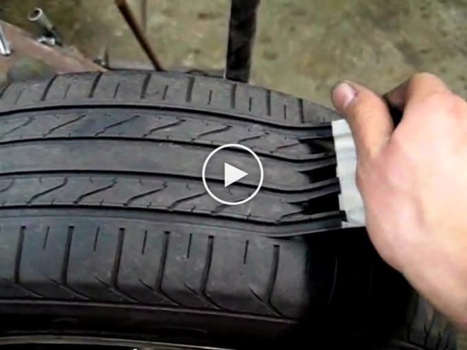Scam artists make dangerous old tires look like new Canvids