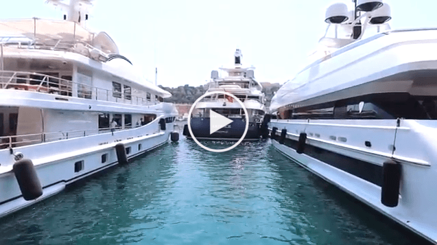 mega yachts docking in monaco